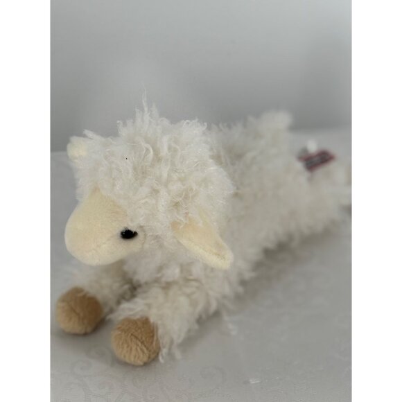Douglas Plush Lamb Sheep Toy 11" Soft Fluffy Stuffed Animal For Kids - Picture 1 of 5